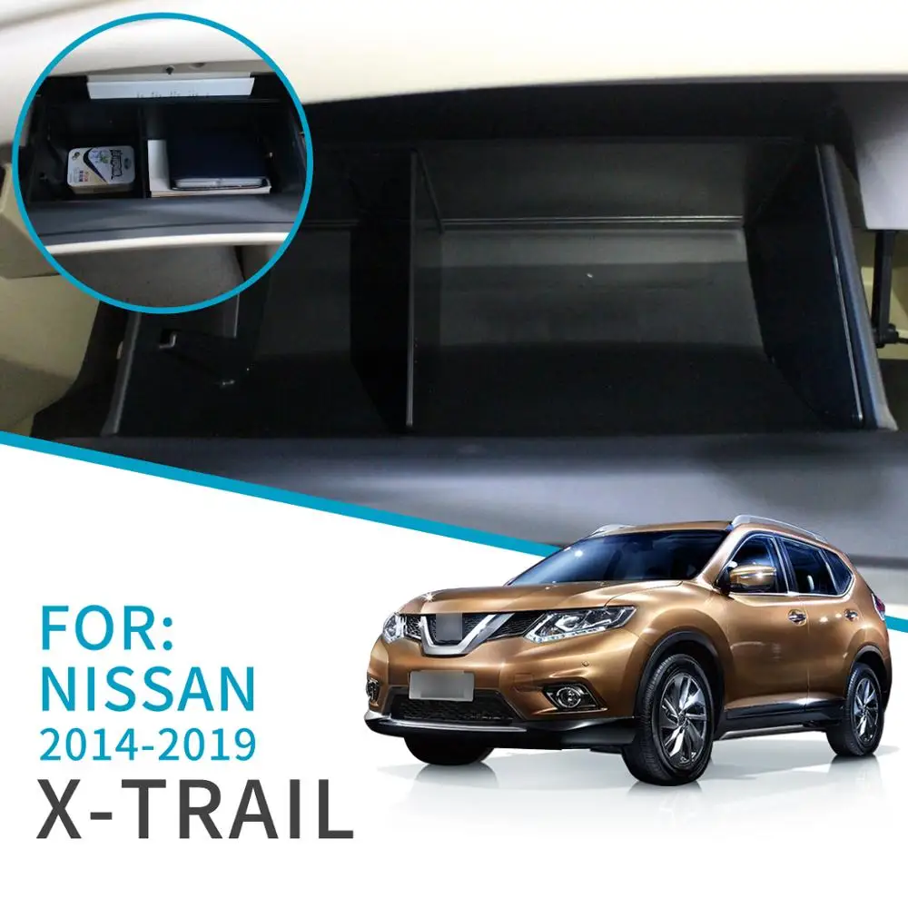 ZUNDUO автомобильный бардачок интервал хранения для Nissan X-TRAIL~ XTRAIL T32 аксессуары консоль Tidying центральный ящик для хранения