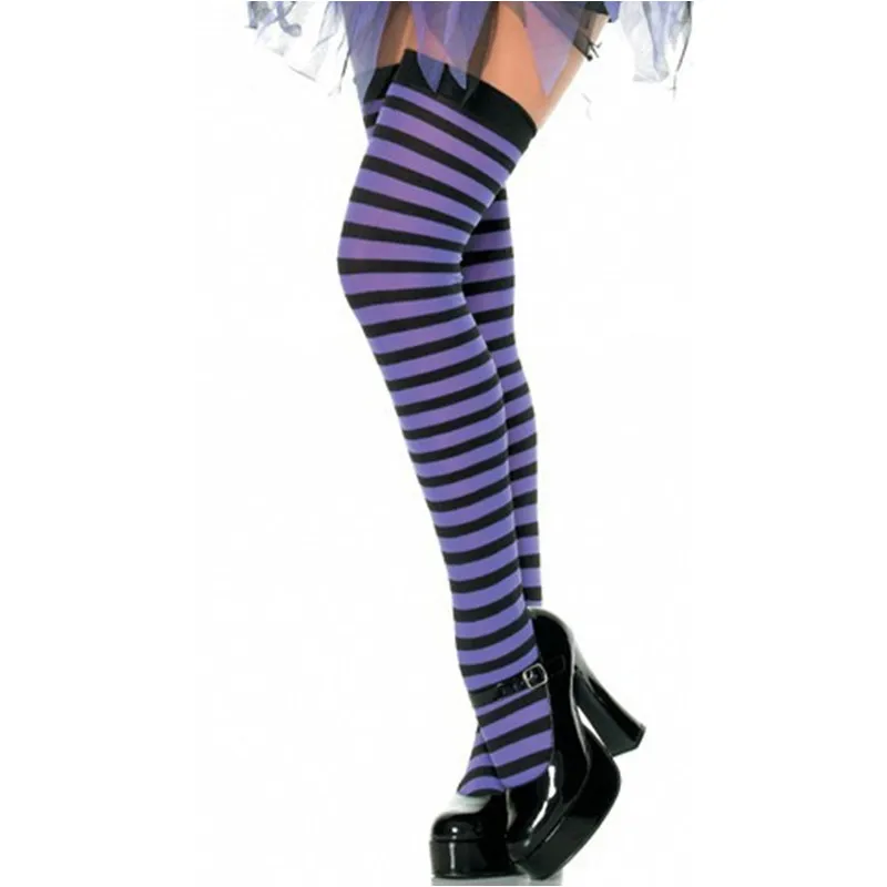Разноцветные женские чулки полосатые женская спортивная обувь A548|striped stockings|stockings
