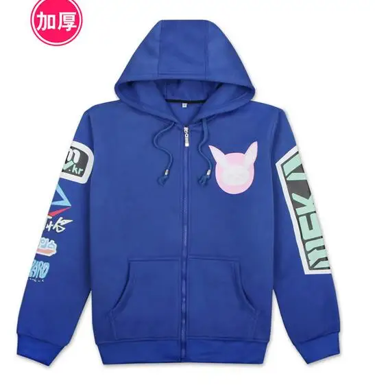 Толстовка с капюшоном D.VA куртки пальто свитшоты для косплея DVA повседневные