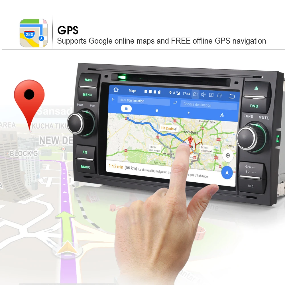 Android 8 0 DAB + авторадио СБ Navi WiFi 3G RDS SD DVR OBD Bluetooth DTV IN Автомобильный GPS навигатор плеер