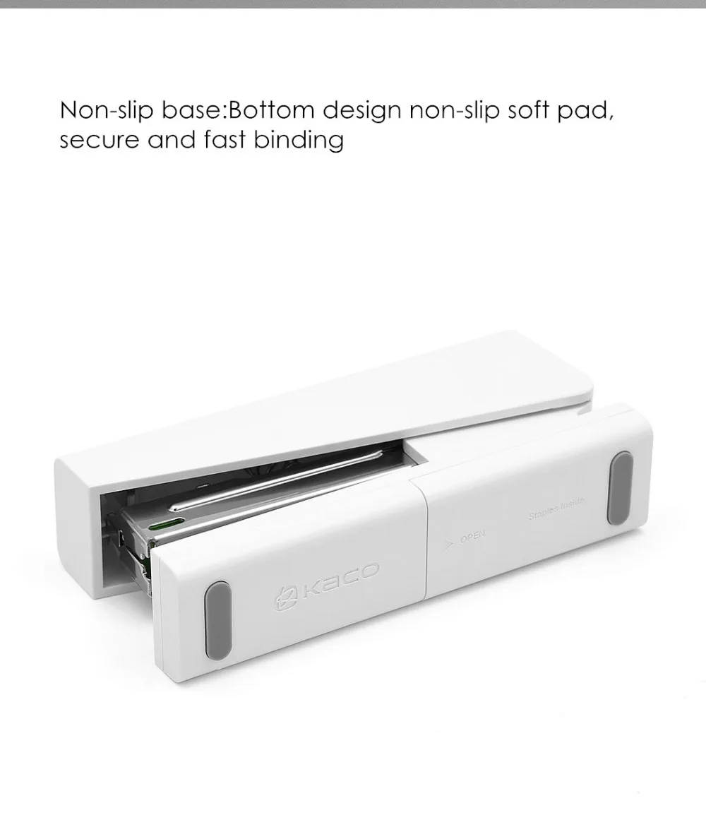 Xiaomi mi jia Kaco Lemo степлер 24/6 26/6 с 100 шт. скобы для бумаги Офис школа для Xiaomi mi дома mi jia умный дом Комплект