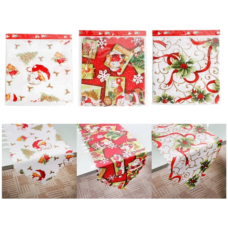 Настольная дорожка Рождественское украшение для дома Navidad Рождественский Декор Noel новогодний Новогодний Декор Рождественский кухонный набор
