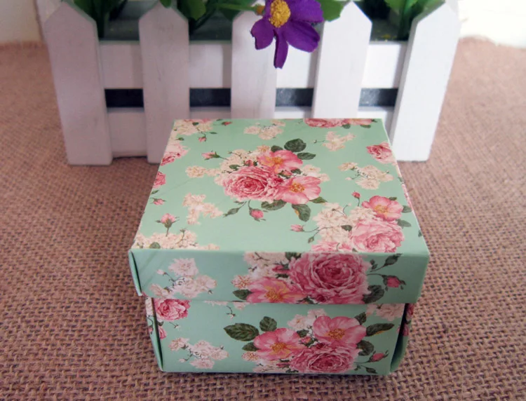 Коробка для свадебных конфет коробка с пионами вечерние коробки Подарочная 50