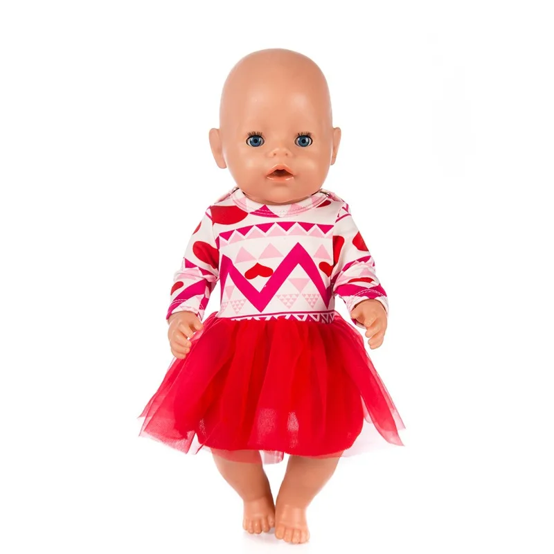 Midora Модная Одежда для кукол см 43 Baby Born кукла дюймов 18 американская девочка платье