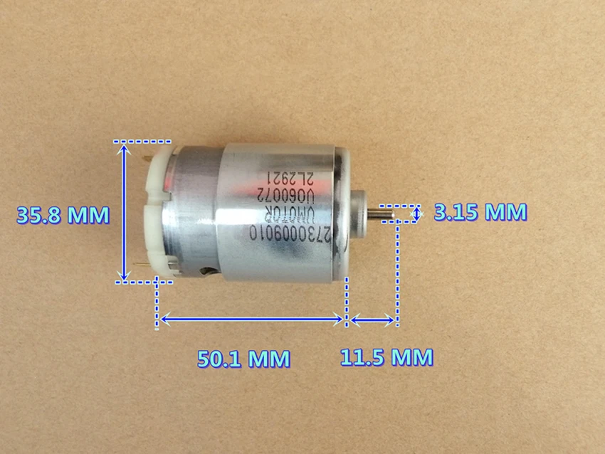 Шарикоподшипник DC12V-18V 18800 об/мин-2800 об/мин высокая скорость большой крутящий момент 540 двигатель с охлаждающим вентилятором зарядка портативный электродвигатель ручной дрели