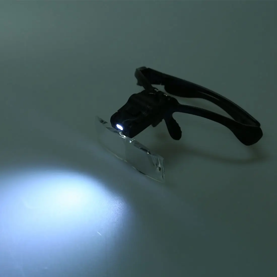 Magnifier glasses 2 Led 1 X 1.5 2.5 3.5 jeweler watchmaker DIY | Инструменты