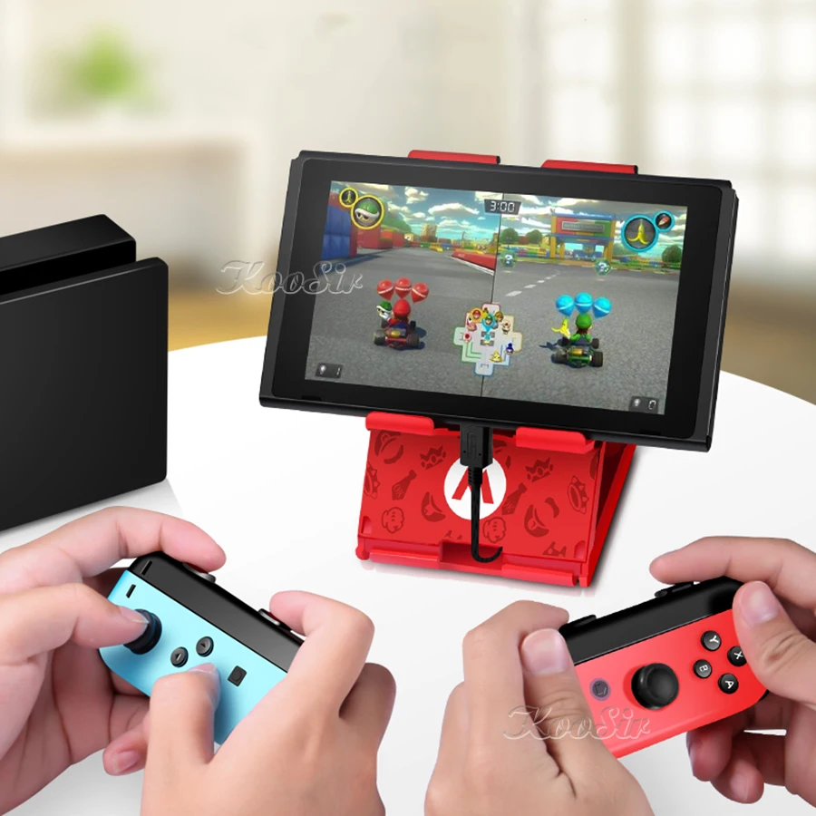 Складная переносная подставка для Nintendo Switch консольный кронштейн держатель