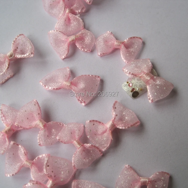 Фотообои 30 шт. Симпатичные светлые розовые точечные тканевые украшения в форме