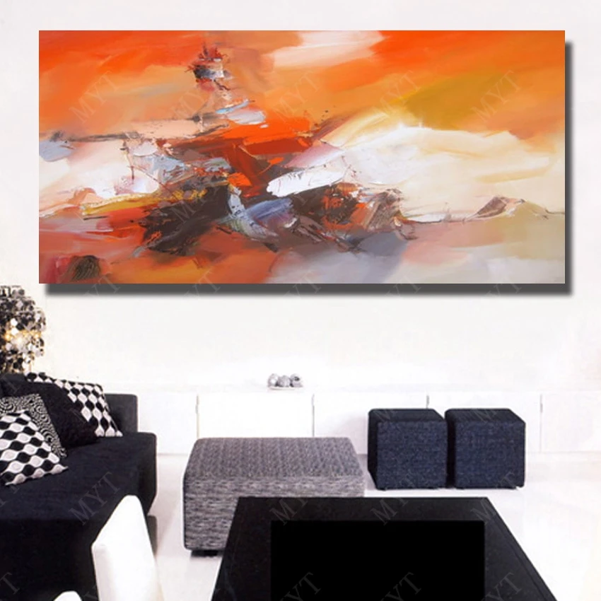Декоративная настенная живопись ручная работа абстрактная картина маслом на