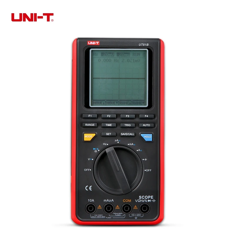 UNI T UT81B UT81C ручной ЖК дисплей Сфера цифровой mutltimeter Scopemeter частота дискретизации в