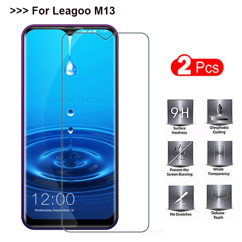 Закаленное стекло для Leagoo M13 взрывозащищенное Защитное смартфона защитная