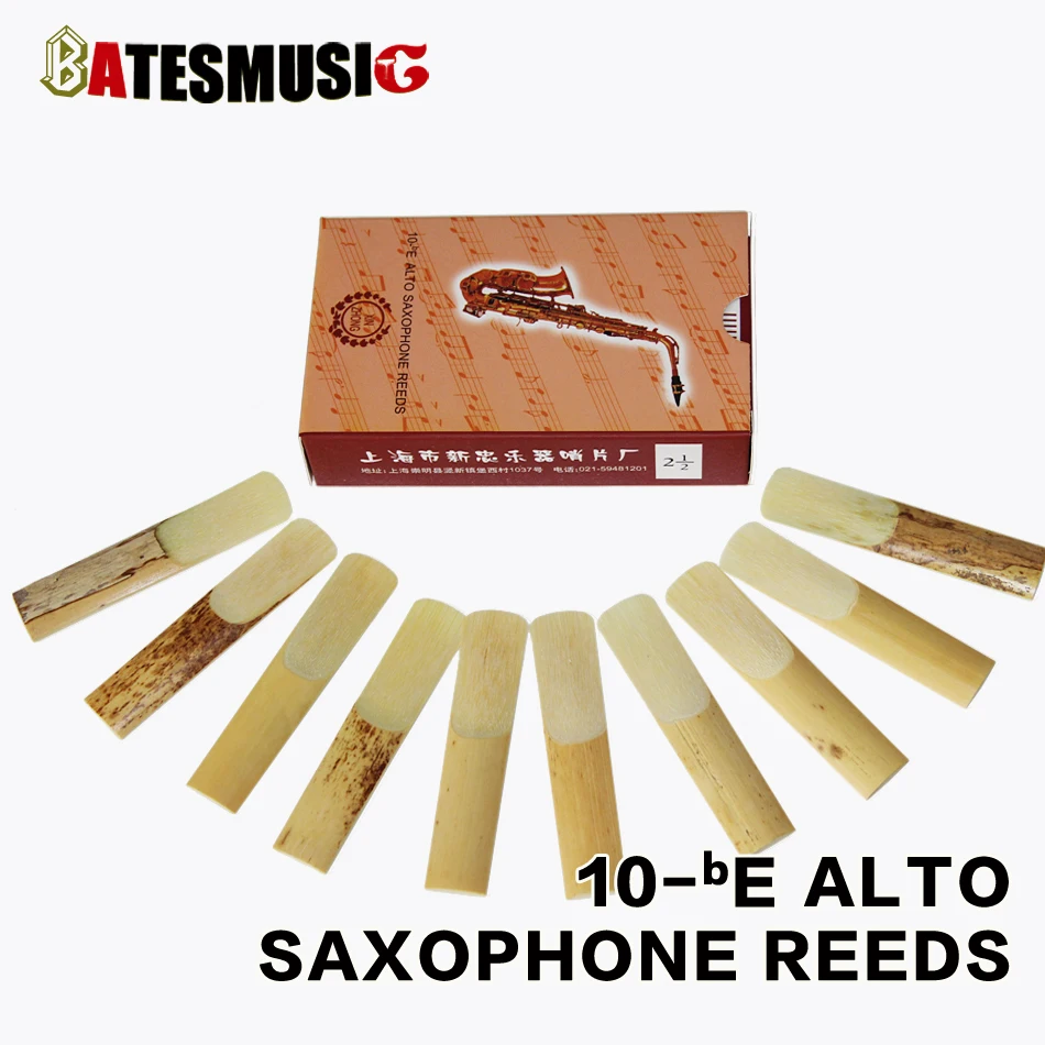 XINZHONG 2 1/2 быть трости для альтового саксофона альт саксофон Saxfone аксессуары 10 шт./кор