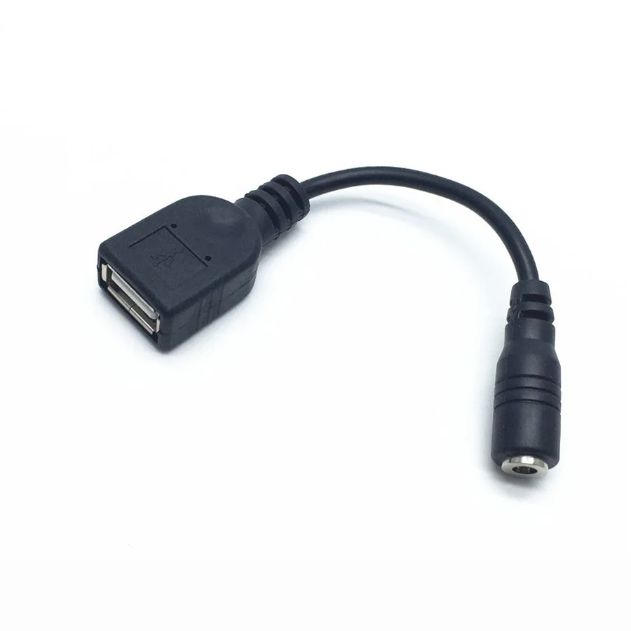 Разъем USB 2 0 AF для 3 5*1 35 мм гнездо с проводом разъем зарядного устройства