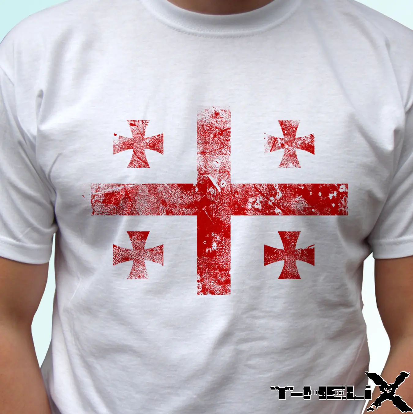 Белая футболка с флагом Джорджии мужская и женская модная размеры для детей 2019 из