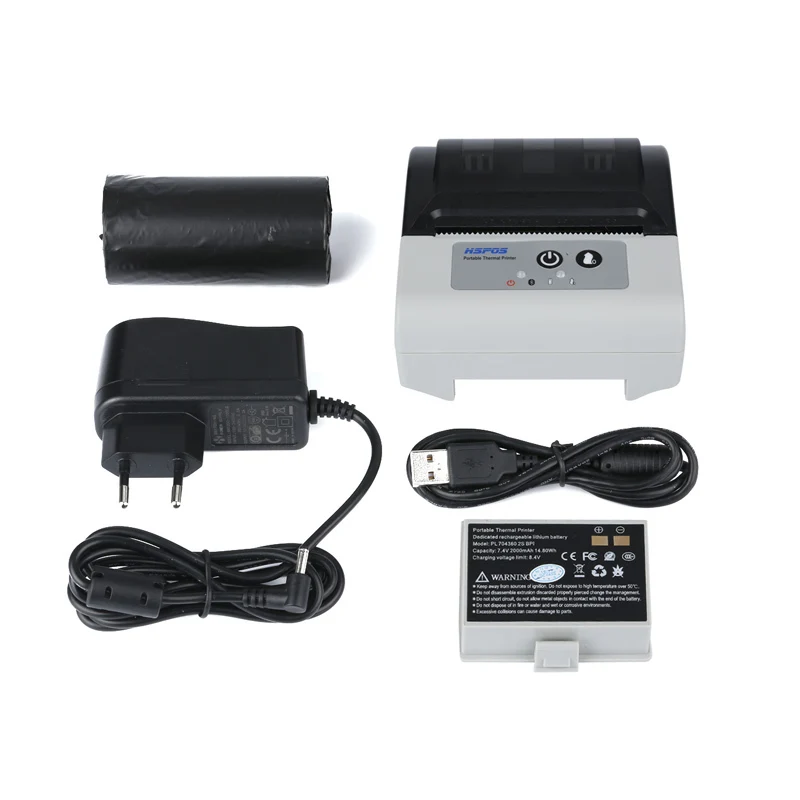 80 мм Bluetooth принтер с автоматическим резаком Бесплатная Android и IOS SDK портативный