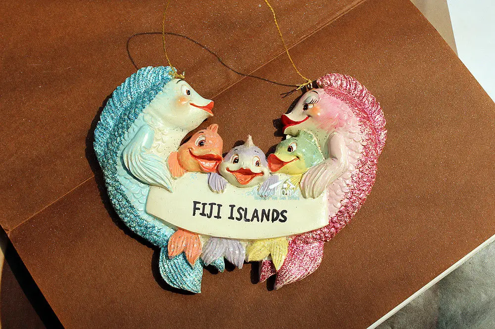 Туристический сувенир на острове Фиджи резиновый магнит 3D для холодильника