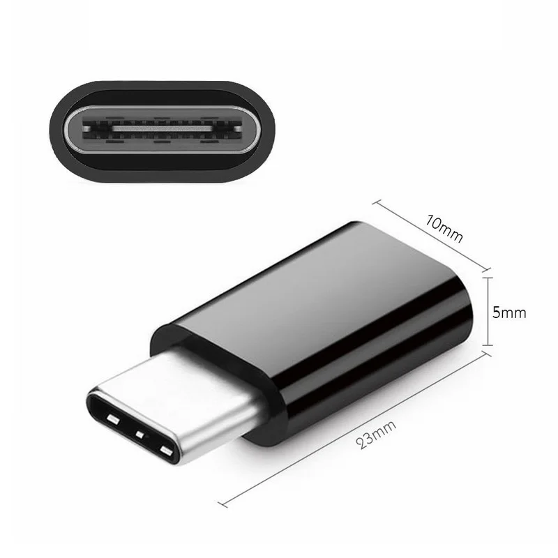 6 шт. Micro USB к Тип-C конвертер Usb штекерным адаптер 3 1 Для huawei Xiaomi OTG данных Зарядка