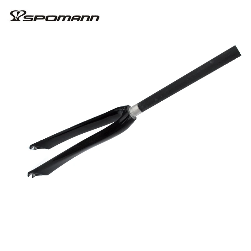 Карбоновые дорожные вилки 700C короны из сплава UD черные велосипедные с