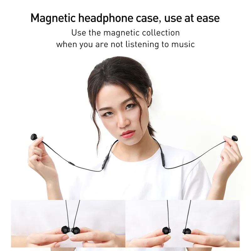 Baseus S11A Bluetooth-наушники Спортивные Беспроводные наушники Bluetooth-гарнитура для iPhone
