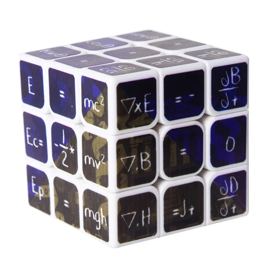 2019 YUXIN мини Волшебный куб обучающий 3x3x3 математическая формула скорость magico Cubo