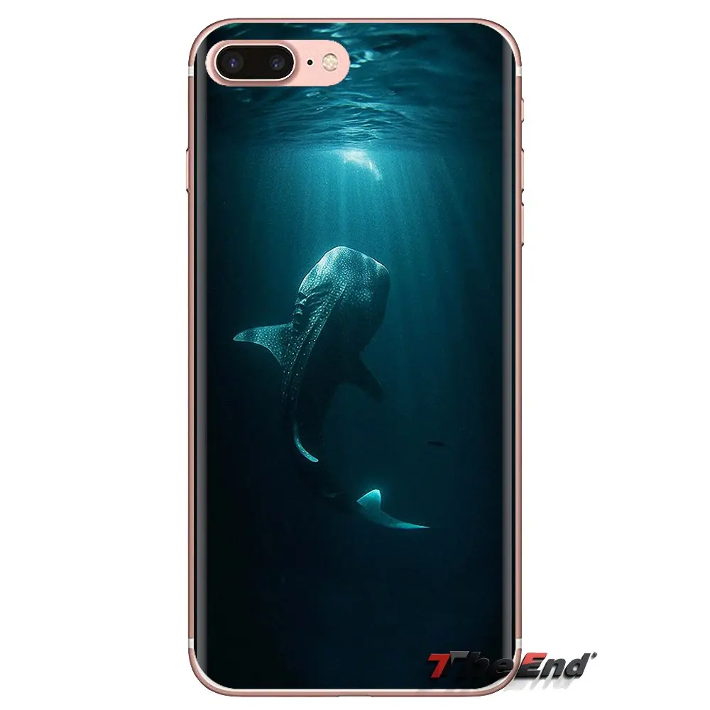 For Xiaomi Redmi 4A S2 Note 3 3S 4 4X 5 Plus 6 7 6A Pro Pocophone F1 Soft Transparent Cases Covers sharks Marine large creatures |