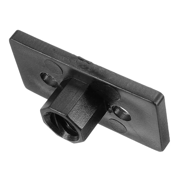 T8 8mm Lead 2mm Pitch T Thread POM Black Plastic Nut Plate For 3D Printer | Обустройство дома