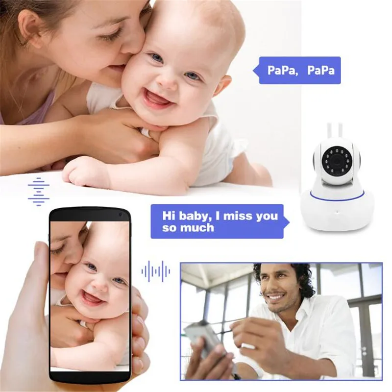 Беспроводная домашняя IP камера PLYMOTON HD 960P инфракрасное ночное видение