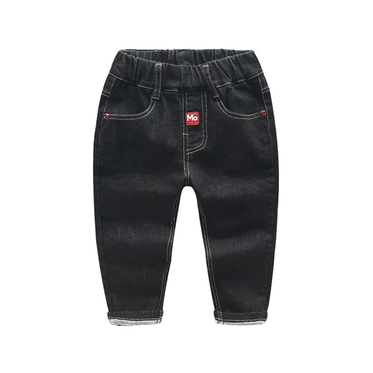 Брюки для мальчиков джинсы детей брюки Повседневные детские однотонные
