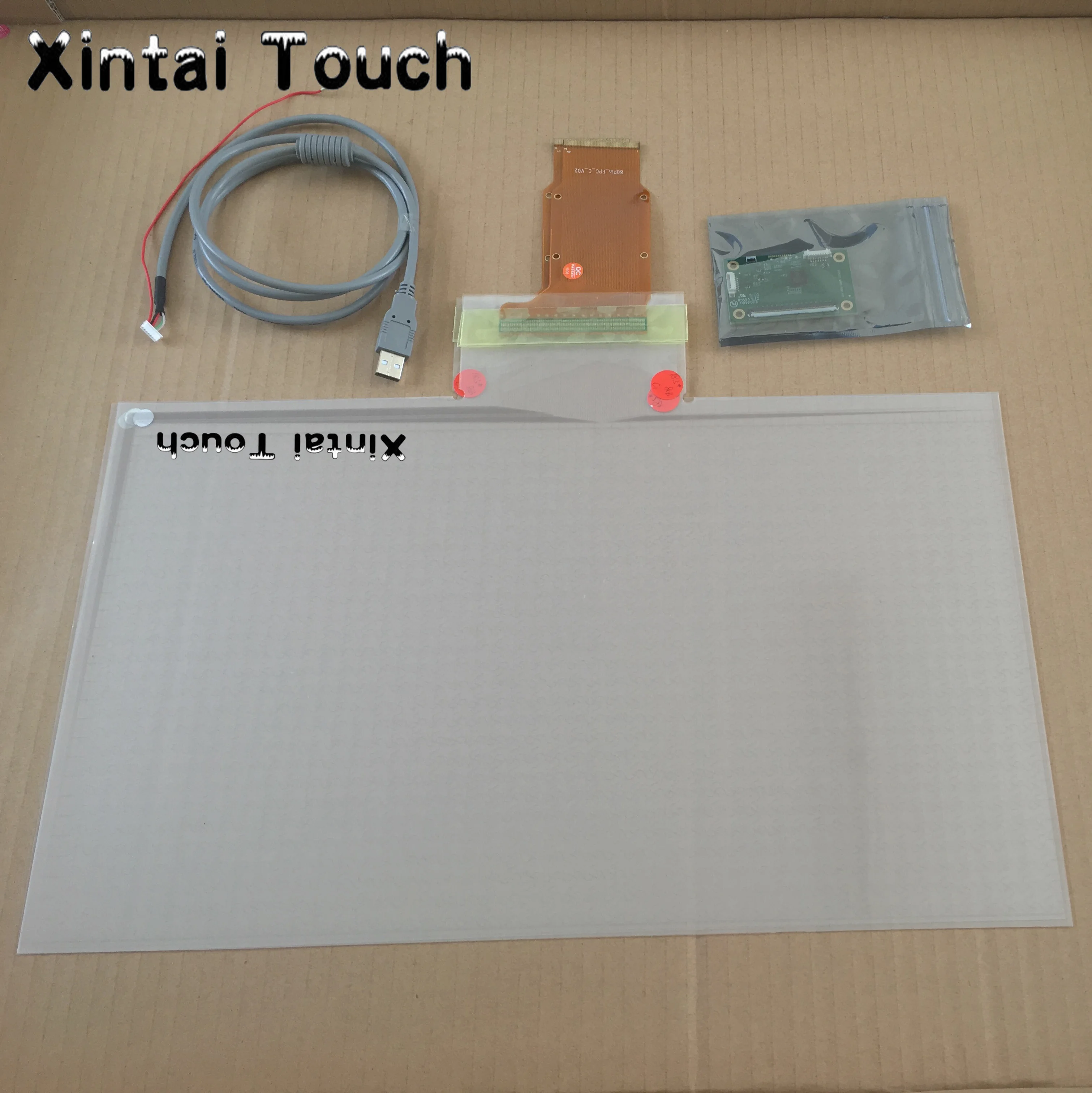 

24" interactive multi usb touch foil, capacitive touch foil film for lcd, touch panel film for glass with real 10 points