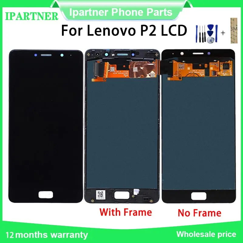 Для Lenovo P2 P2c72 P2a42 ЖК дисплей + кодирующий преобразователь сенсорного экрана в