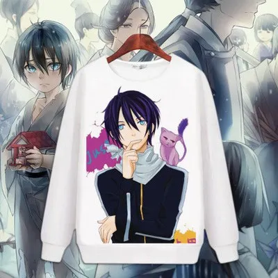 8 Noragami Yato косплей аниме печатных толстовка унисекс с длинным рукавом Iki hijori флисовые топы толстовки для осени - Цвет: 8