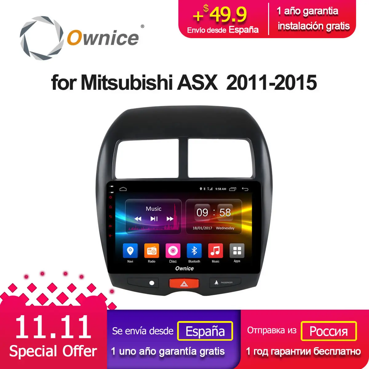 Ownice C500 + G10 Android 8 1 Системы автомобиля gps радио плеер поддерживает DVD формат 4G для