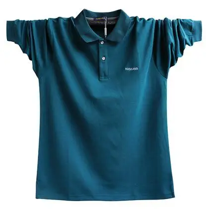 blue Для мужчин s Poloshirt мода с длинным рукавом Твердые Хлопок трикотажный пуловер мужской Slim Fit Бизнес Для мужчин Костюмы футболки-поло A5307 - Цвет: blue