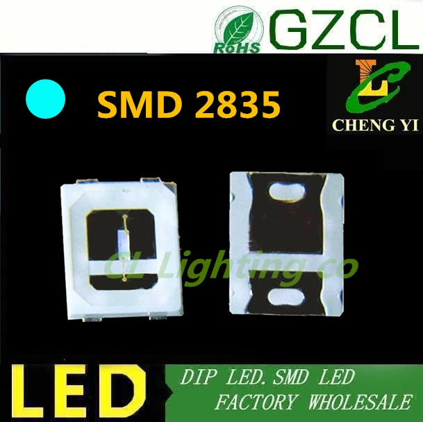 Светло-голубой 0 2 Вт 2835 SMD LED 3 мм чисветодиодный led s(CE &amp Rosh) 200 шт. Бесплатная