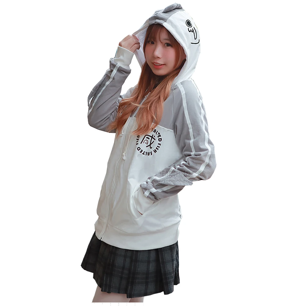 

Brdwn kantai collection unisex salting fish Hoodie Casual Coat Jackets Hooded plush fleeces Tops