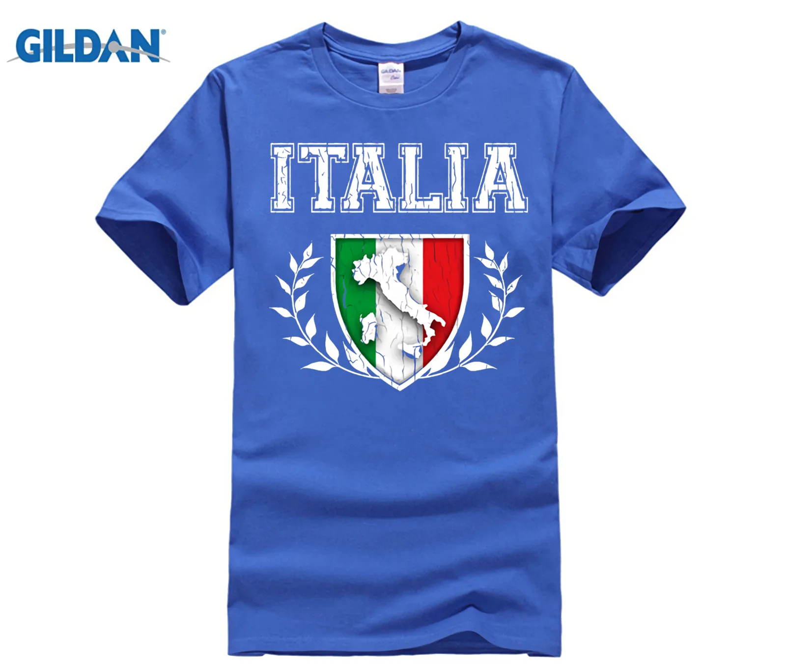 Горячие предложения для мужчин футболка дизайн Italia итальянская гордость Италия