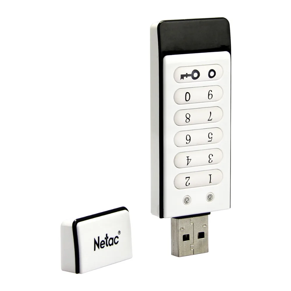 Netac U618 USB 2.0 Flash Drive 32 ГБ 16 блокировка клавиатуры накопитель AES 256-bit Комплектующие off