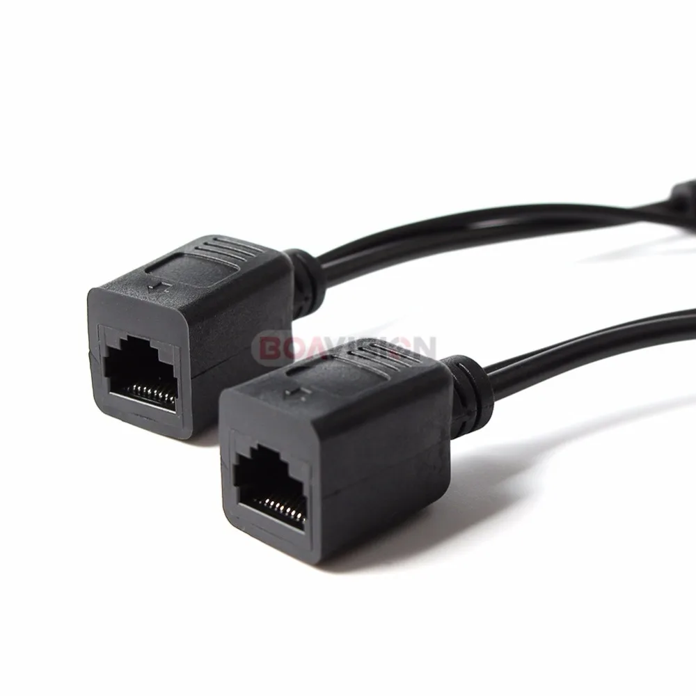 Комплект разветвителей POE для инжектора 5 В 12 24 48 Адаптер RJ45 кабельные соединители