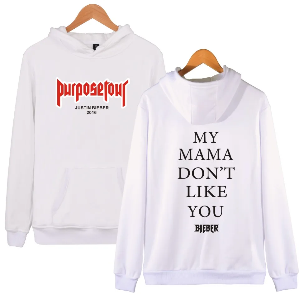Джастин Бибер Purpose Tour 2017 поп новый стиль толстовки для мужчин/женщин хлопок мода