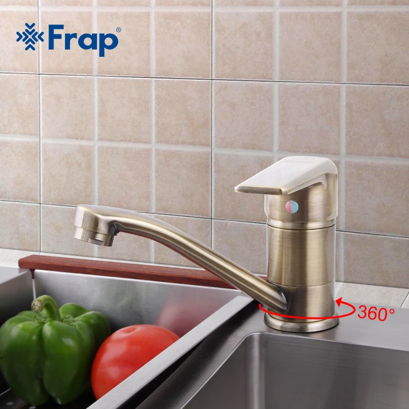 Frap Кухня краны/Cozinha/кран античная латунь кран Одной ручкой смеситель f4530 4 и f4930