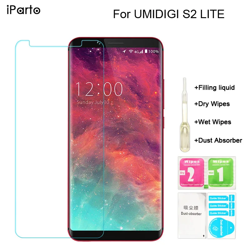 Закаленное стекло UMIDIGI S2 Lite 6 0 дюйма 100% оригинал Премиум Защитная пленка 9H 2.5D для