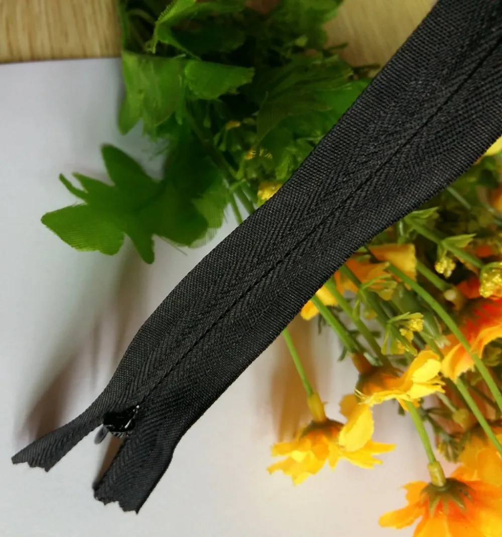 15 шт. черная нейлоновая Скрытая застёжка молния брюки одежда аксессуары для