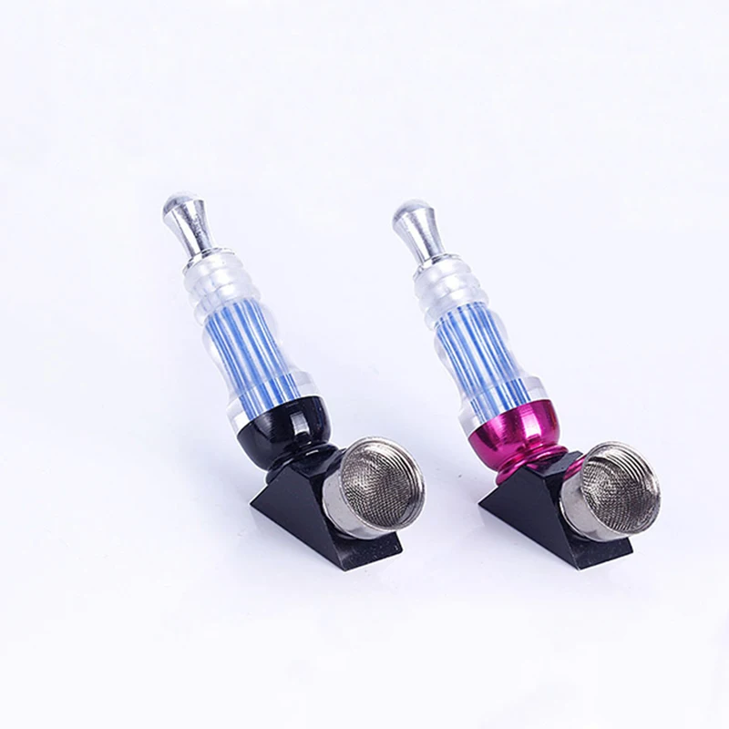 Металлические плоские дымовые трубки портативная креативная курительная трубка