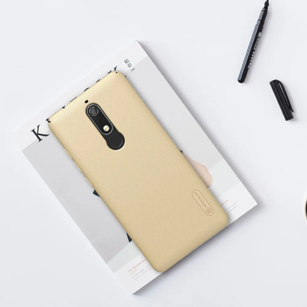 Матовый чехол NILLKIN для Nokia 5,1 из жесткого поликарбоната, пластиковый матовый чехол на заднюю панель, чехол для телефона s для Nokia 5,1 в подарок