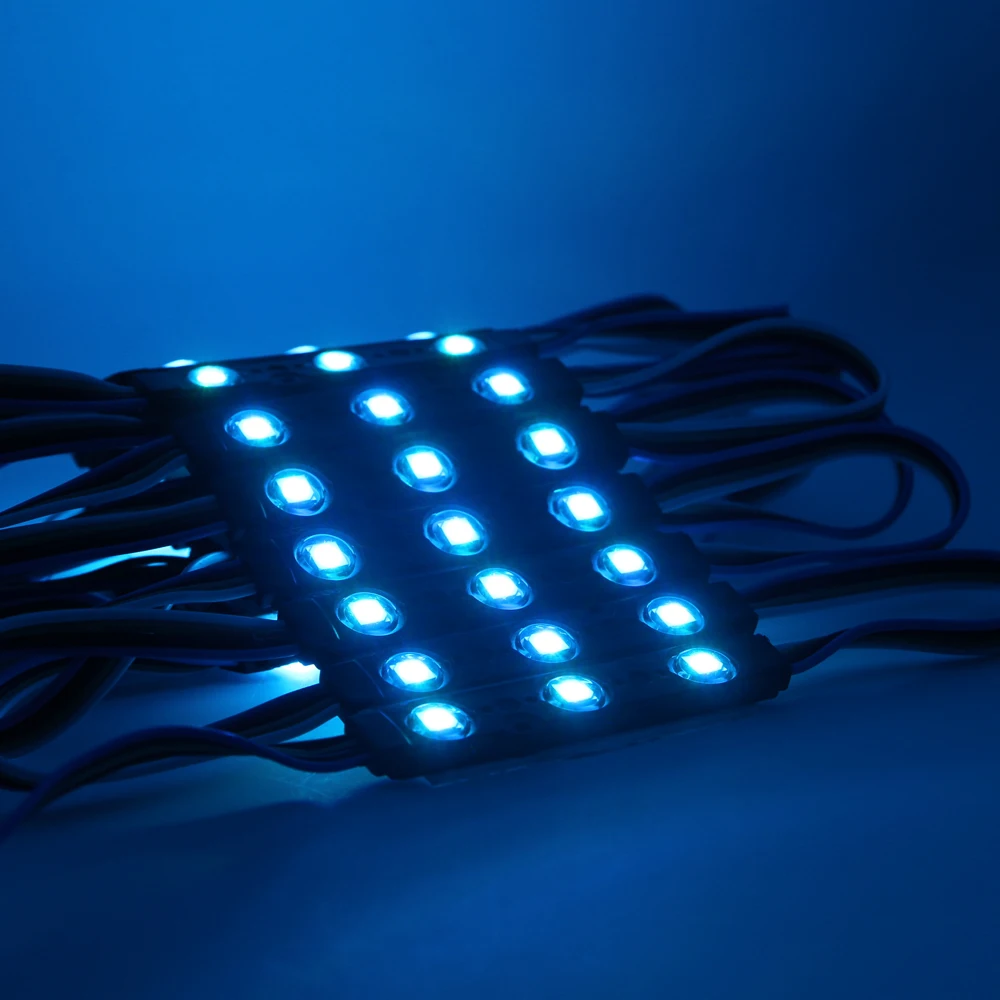 RGB светодиодный модуль рекламный свет водонепроницаемый 1 2 Вт 12 в 5050 SMD
