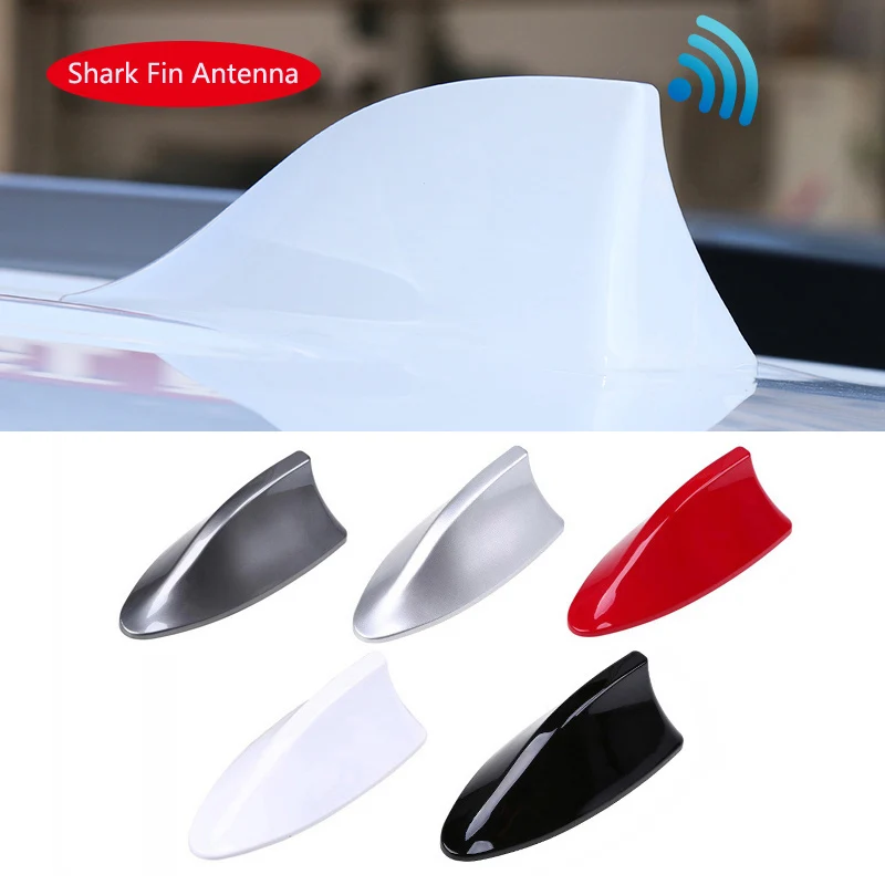 Car Shark Fin Antenna Auto Radio Signal Aerials Roof Antennas For Renault Koleos Megane Scenic Fluence Laguna Velsatis | Автомобили и
