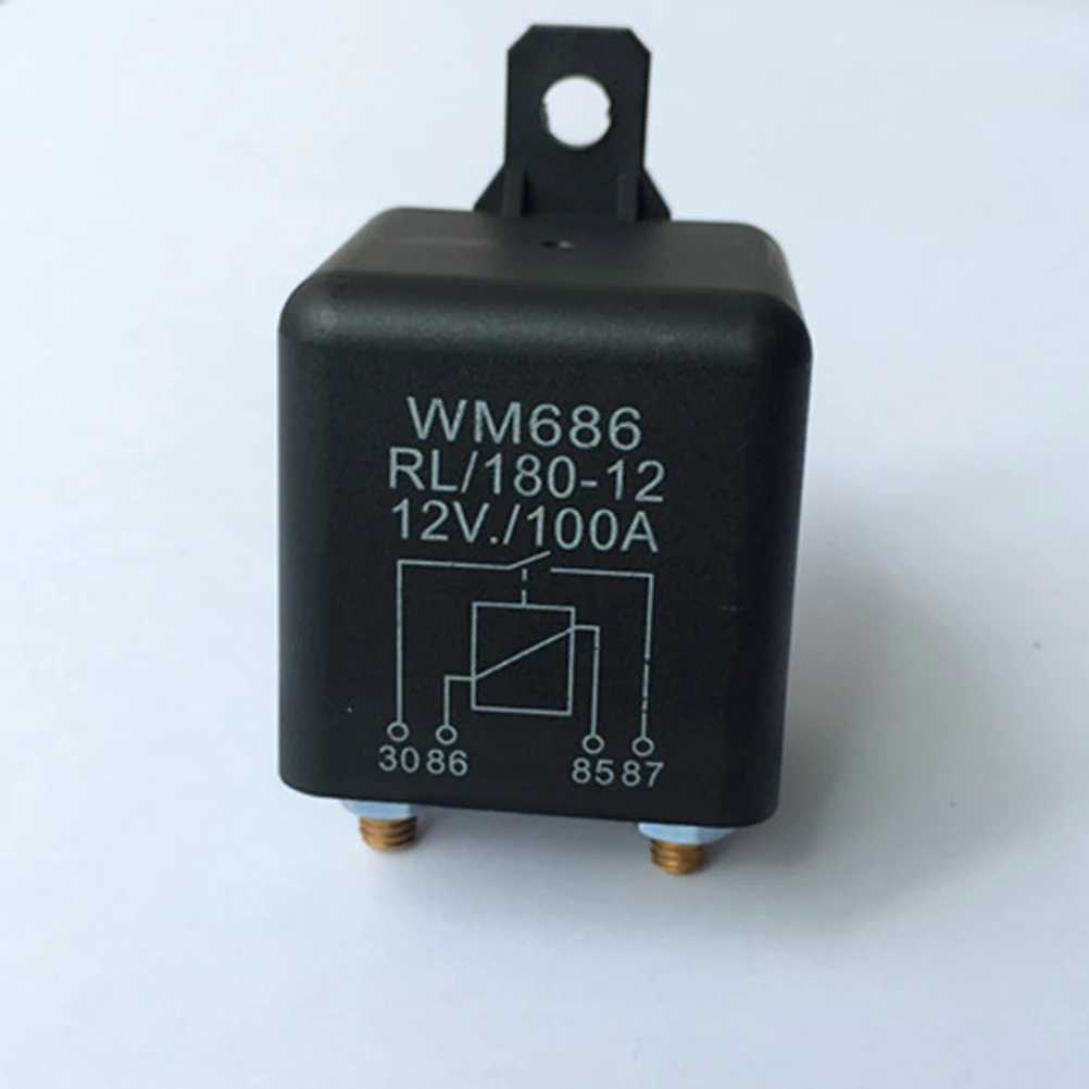 100A 4pin пусковое реле Вкл/Выкл автомобильный выключатель питания пластиковый