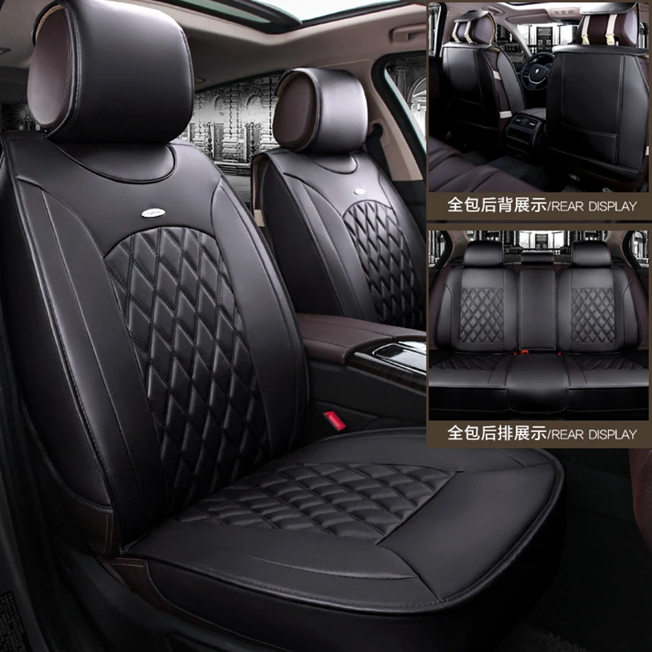Набор чехлов для автомобильных сидений для VW Volkswagen Passat b5 b6 b7 b8 golf 4 golf 5 golf 6 golf 7 polo tiguan touareg Amarok Dacia duster