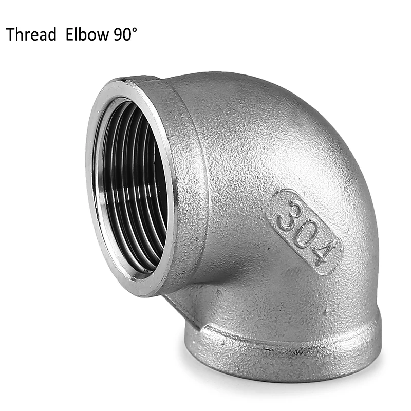 4&quot Threaded Elbow 90 Degree Stainless Steel SS304 Pipe Fitting |