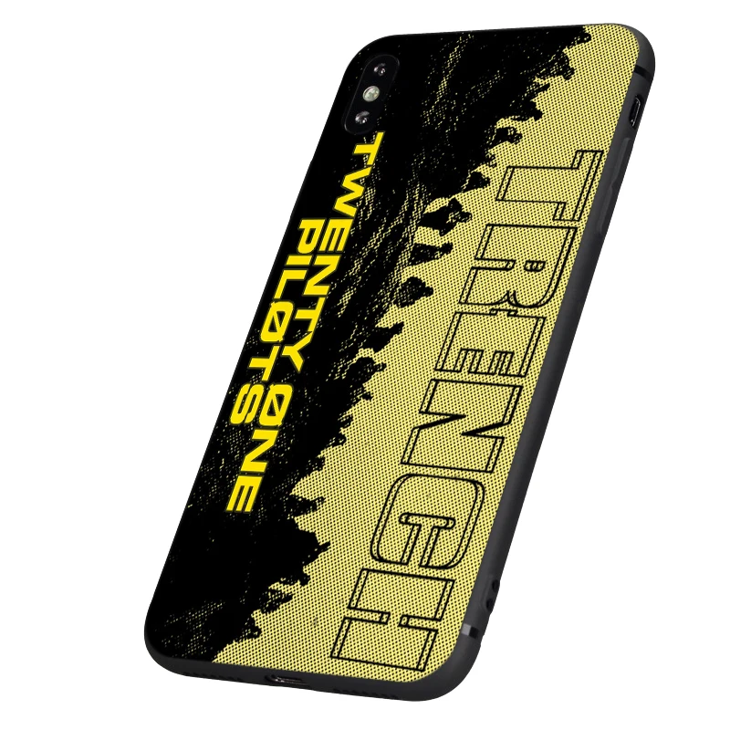 Черный чехол ТПУ для iphone 5 5s se 6 6s 7 8 plus x 10 силиконовый чехол для iphone XR XS 11 pro MAX чехол Twenty One Pilots 21 trench